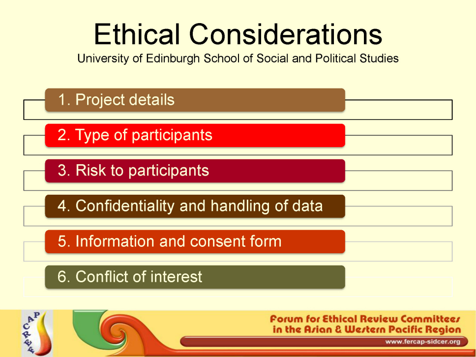 ethical consideration project ethical consideration project