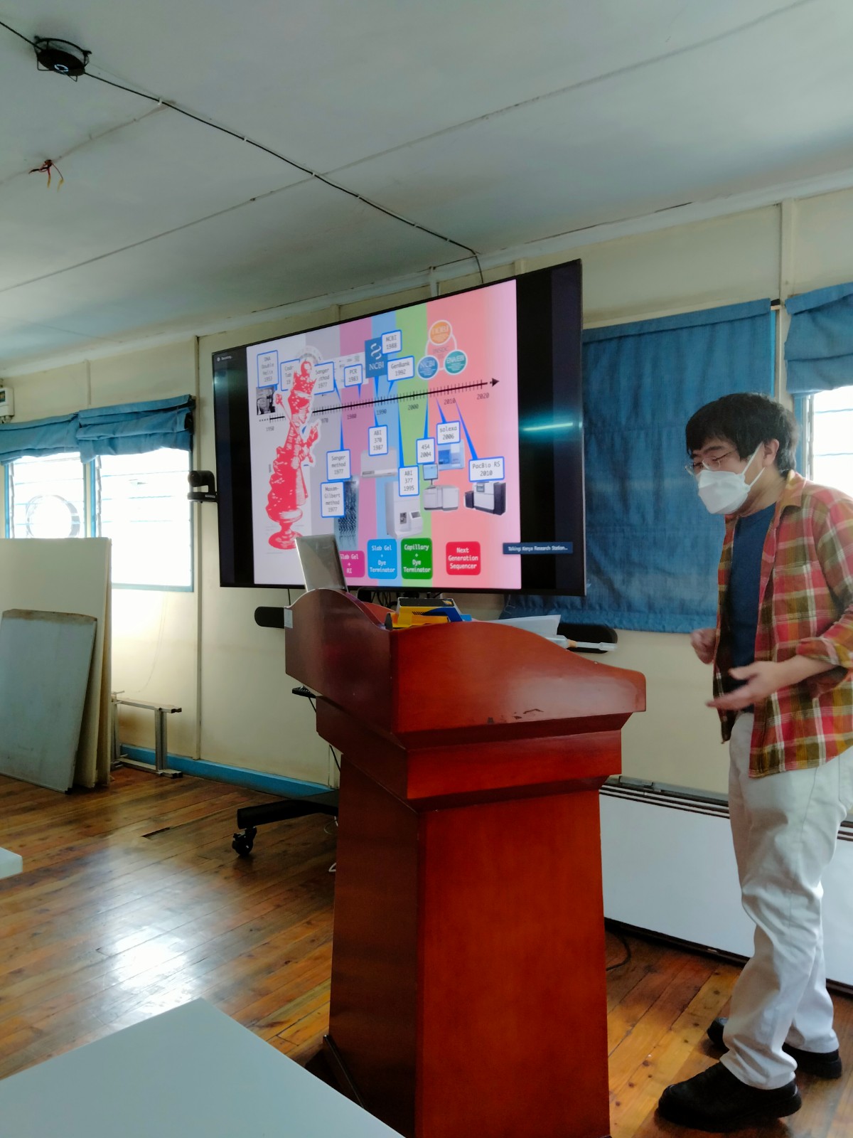 Assistant Professor, Takeshi Nabeshima arrived in Kenya and gave a lecture at Kenya Research Station, on 2nd June 2022