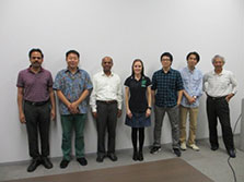 指導を行った海洋研究開発機構横浜研究所の研究員と研修員