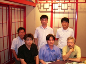 本村先生送別会.2004年8月