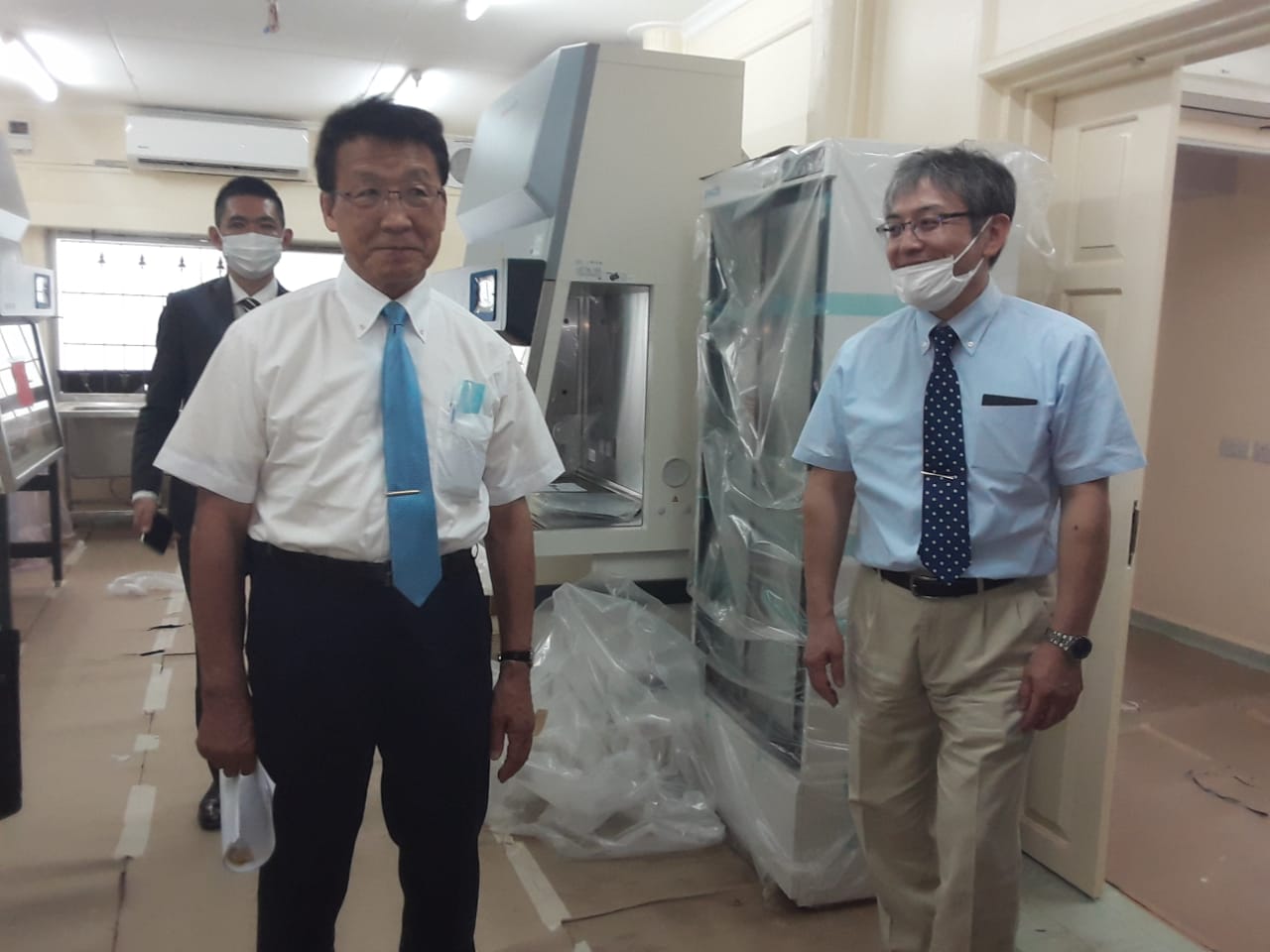 JICA Special Advisor, Dr. Asahiko Mihara, and Former MP, Prof Tsutomu Tomioka visited Kenya Research Station, NUITM-KEMRI PROJECT, 23rd May 2022