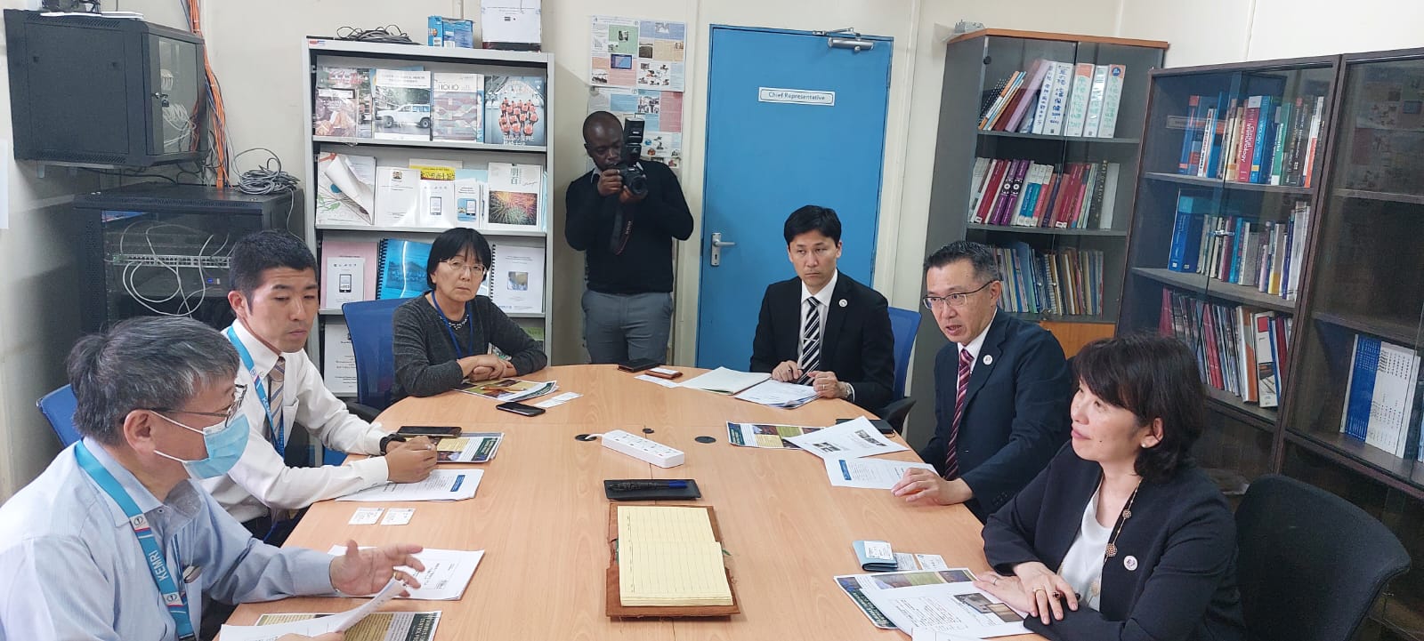 JICA Vice President Ms Sachiko Imoto visited Kenya Research Station