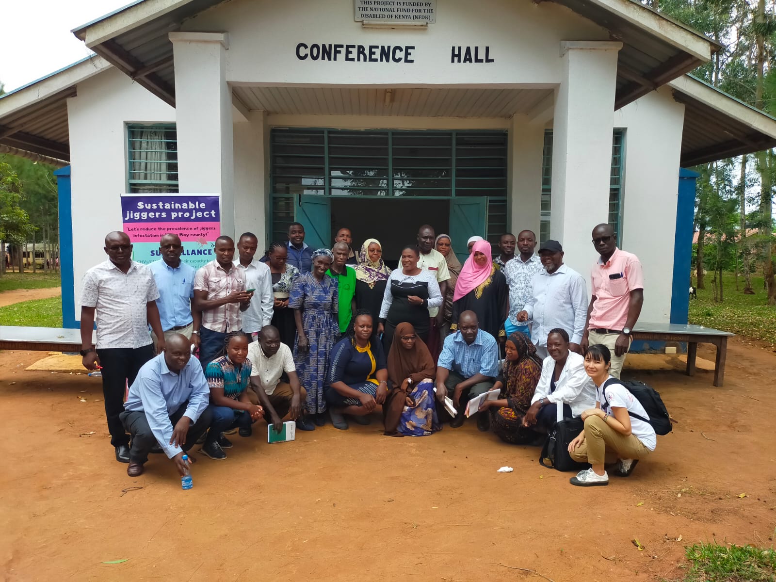 (JICA Jiggers Grassroot)JICA-NUITM held an Exchange visit in Kwale