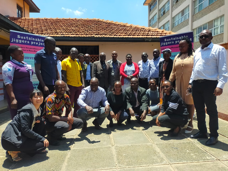 (JICA Jiggers Grassroot)Kwale Exchange Trip ,Meeting National MOH Team and JICA Representative in Nairobi.
