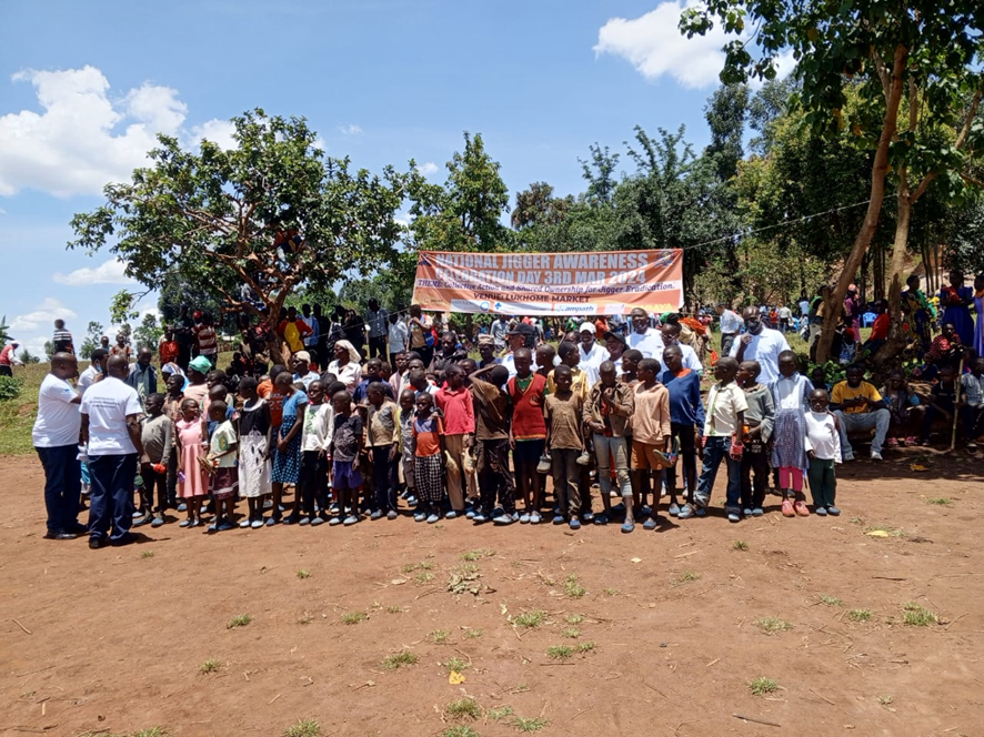 (JICA jiggers Grassroot)We joined the National MOH and other partners to commemorate the National Jigger Day at Lakhome,Kitale County.