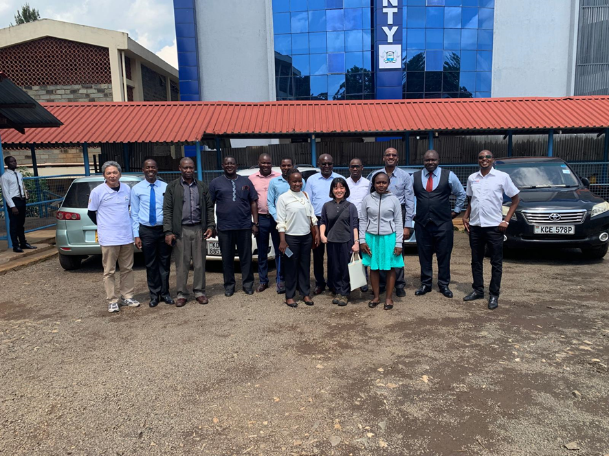 (JICA Jiggers Grassroot)JICA-KYUSHU,JICA -KENYA Monitoring and Evaluation team visits Tungiasis project.