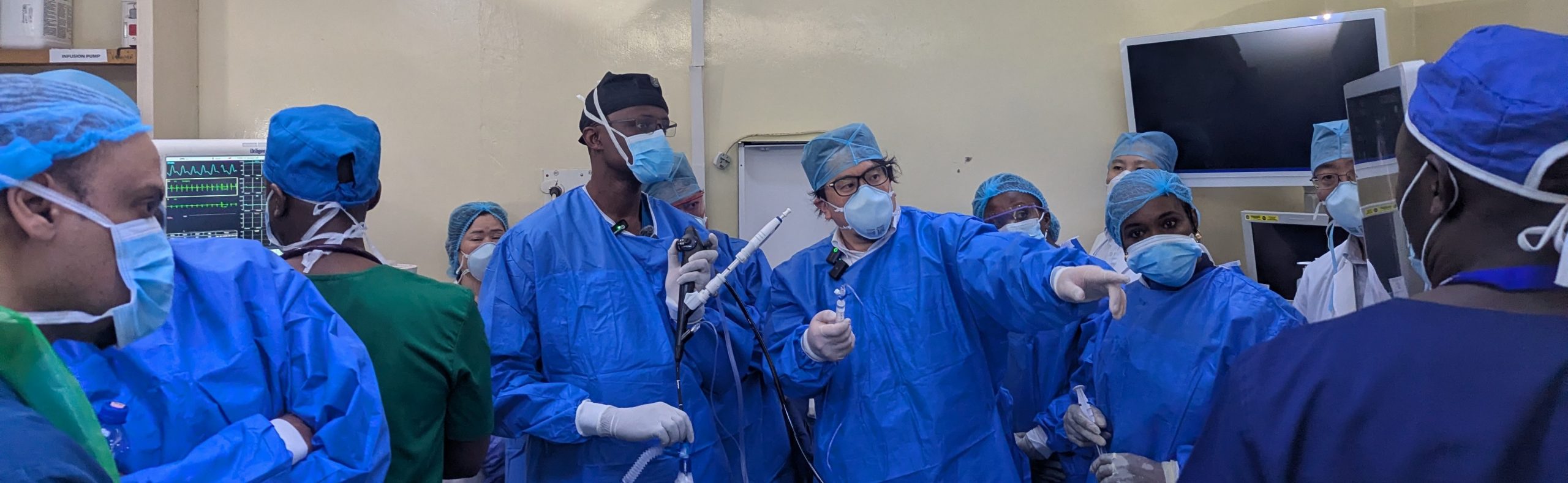 アフリカの気管支鏡レベル向上へ ― 長崎大学が気管支鏡トレーニングをケニアで実施―