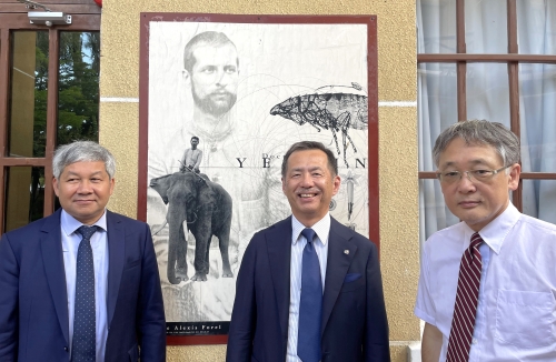 In Front of the Alexandre Yersin Museum