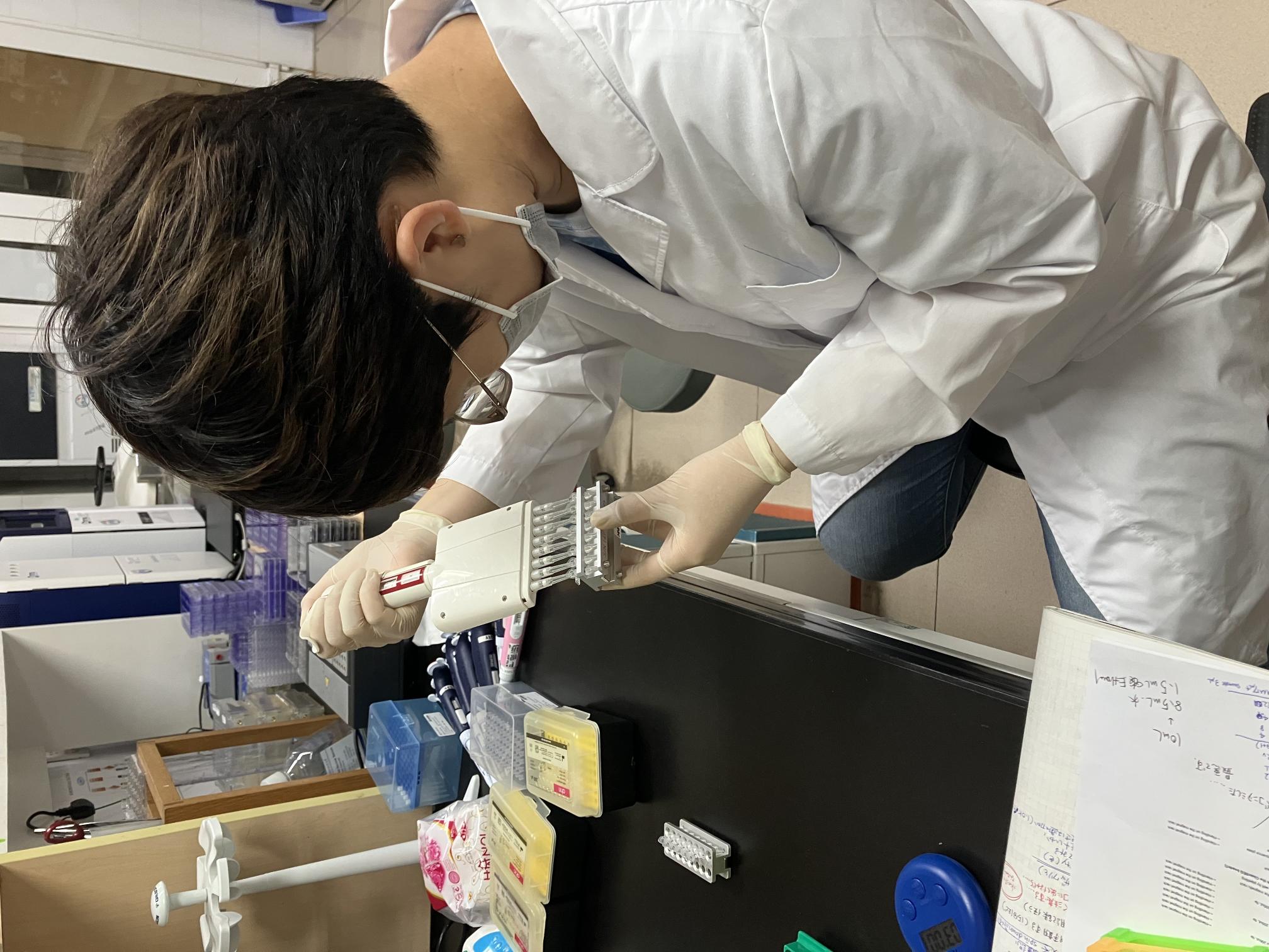 実験中の様子②